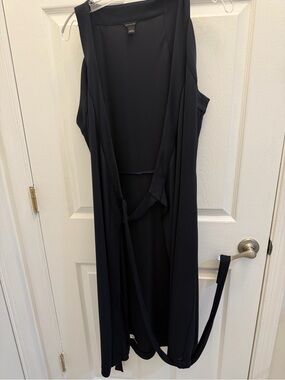 Ann Taylor Women’s Navy Blue Front Wrap Dress